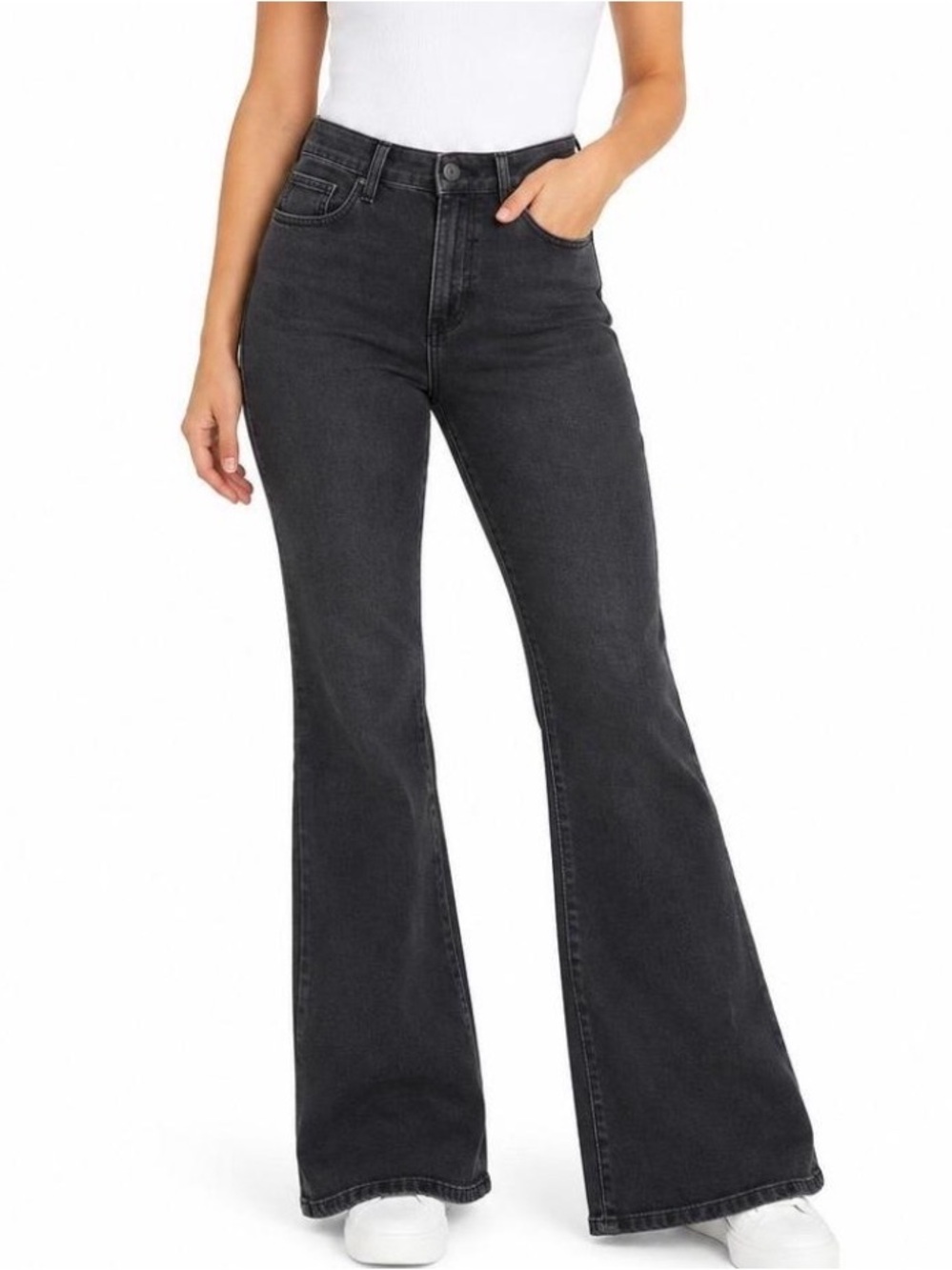 Universal Thread Women's Black High-Rise Flare Jeans